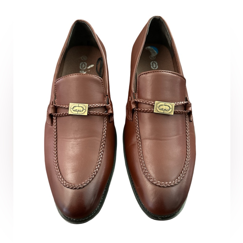 Men brown loafers
